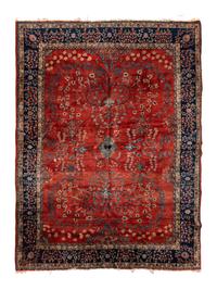 A Feraghan Sarouk Wool Rug