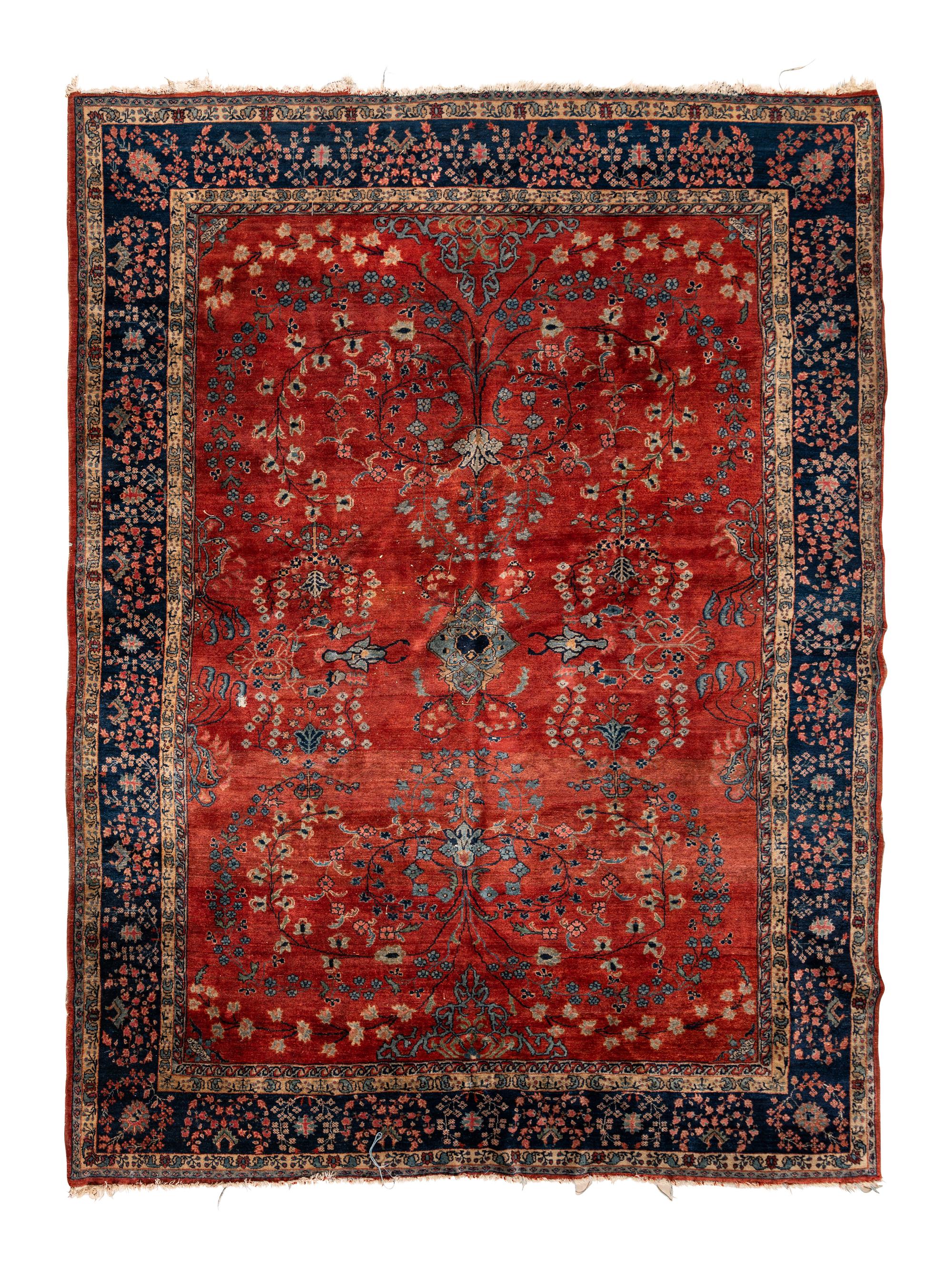 A Feraghan Sarouk Wool Rug