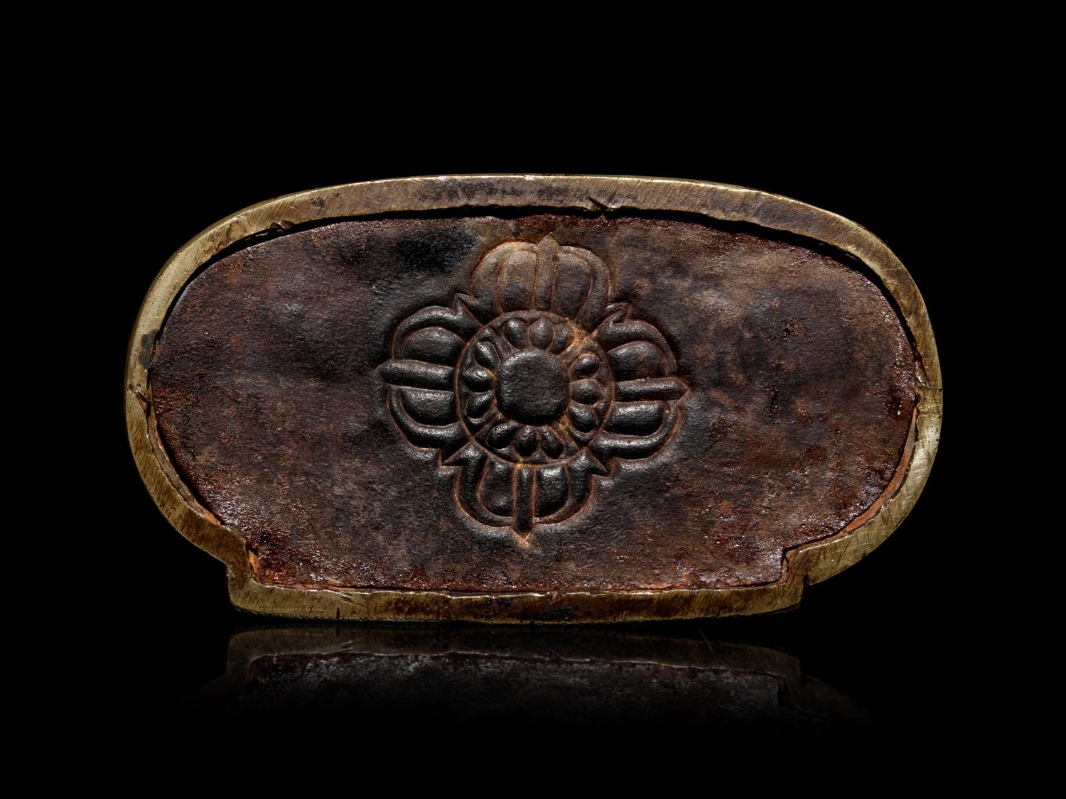 A Tibetan Gilt Bronze Figure of Mahakala and Consort