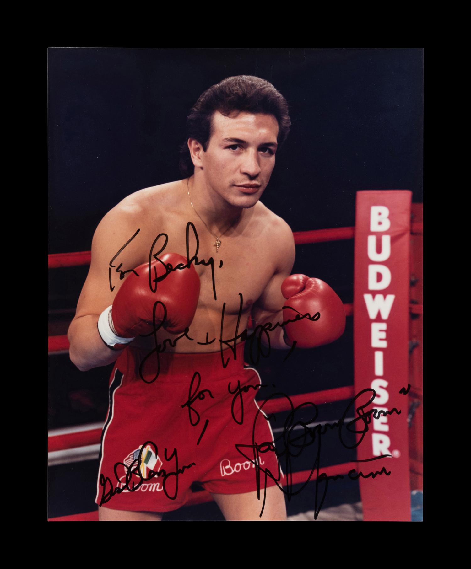 A Group of 29 Autographs from 20th Century Boxing Champions and Notables,