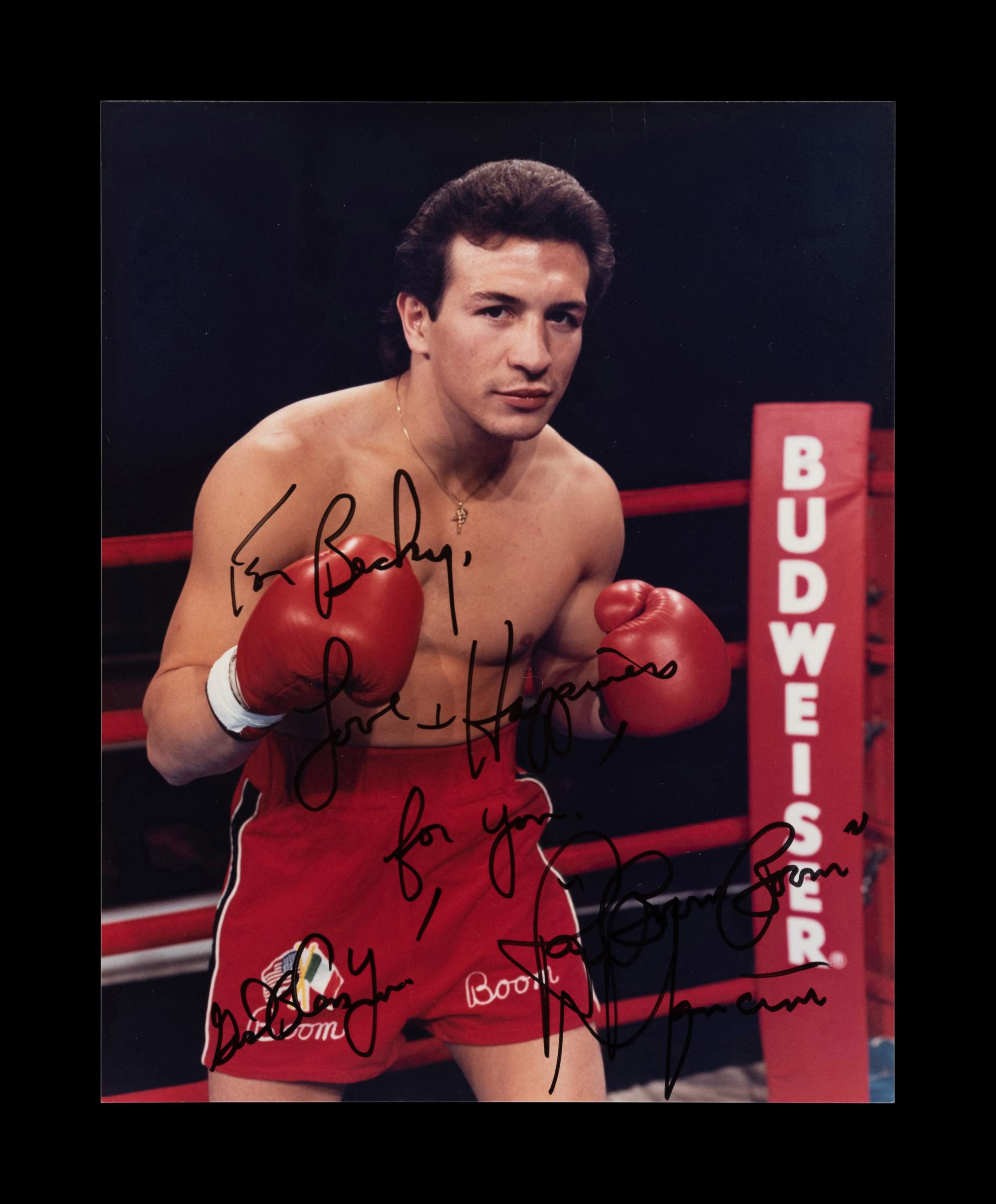 A Group of 29 Autographs from 20th Century Boxing Champions and Notables,
