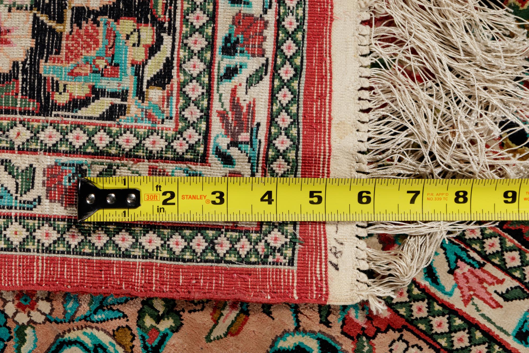 A Qum Silk Rug