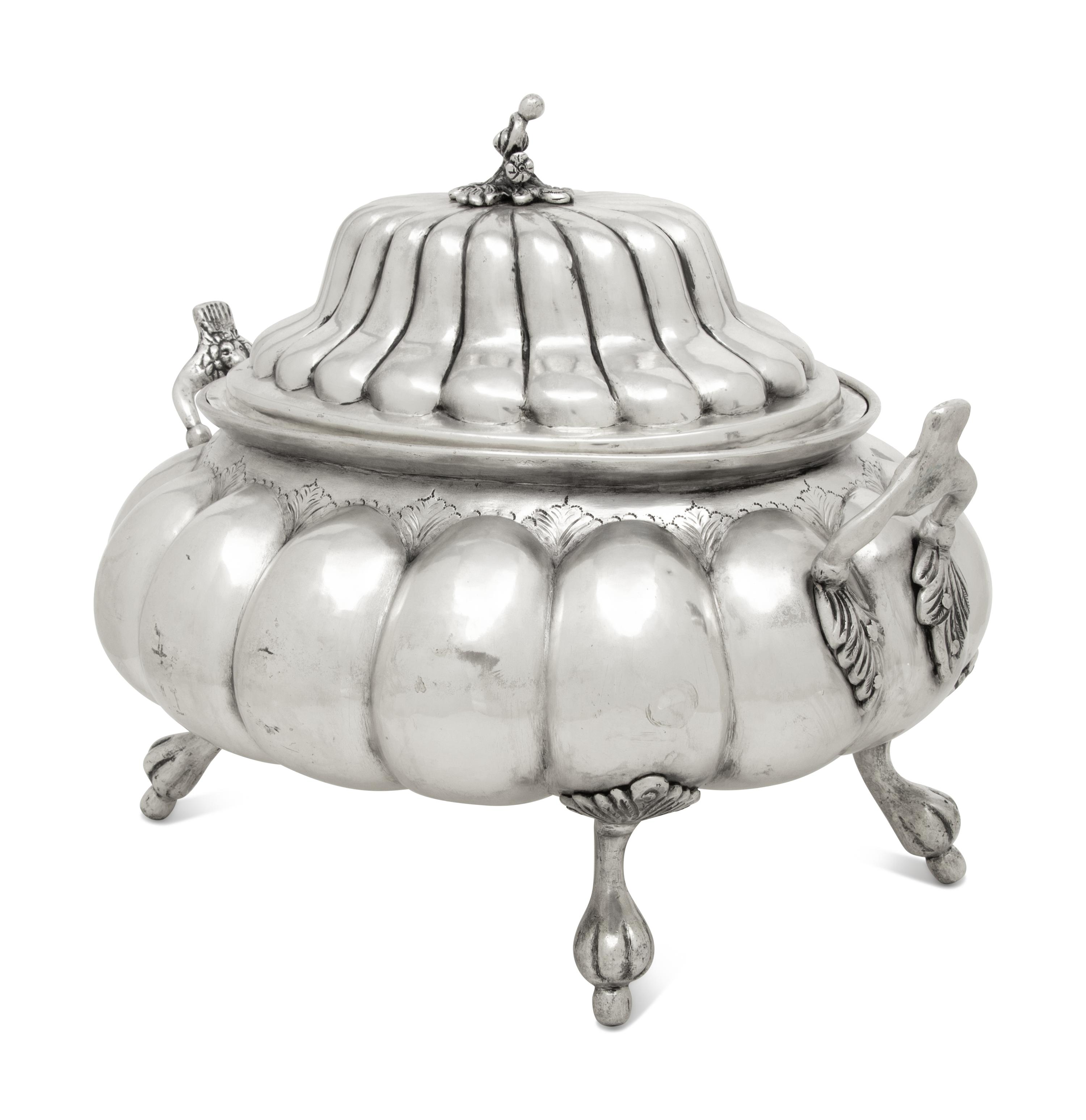 A Peruvian Silver Tureen