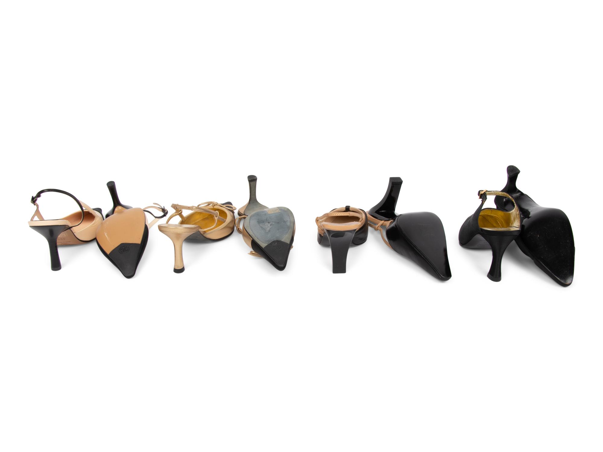 Four Chanel Shoes, 1990-2010s