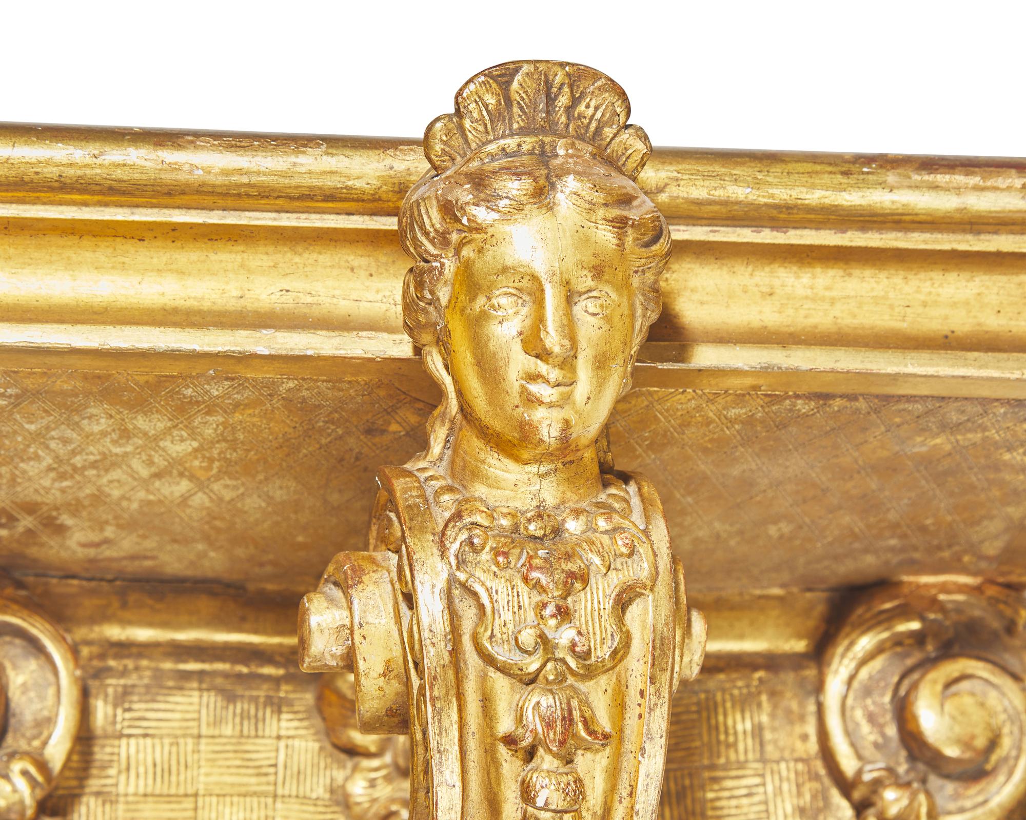A French Régence giltwood and gesso wall bracket, circa 1720