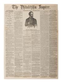 [CIVIL WAR]. Collection of illustrated war-date newspapers, maps, prints, and correspondence.