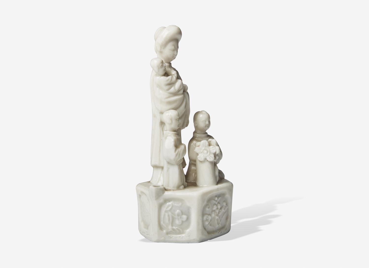 A Chinese Dehua Porcelain Figural Group