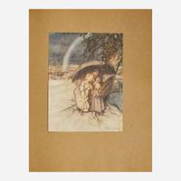 [Children's & Illustrated] [Rackham, Arthur] Mother Goose The Old Nursery Rhymes
