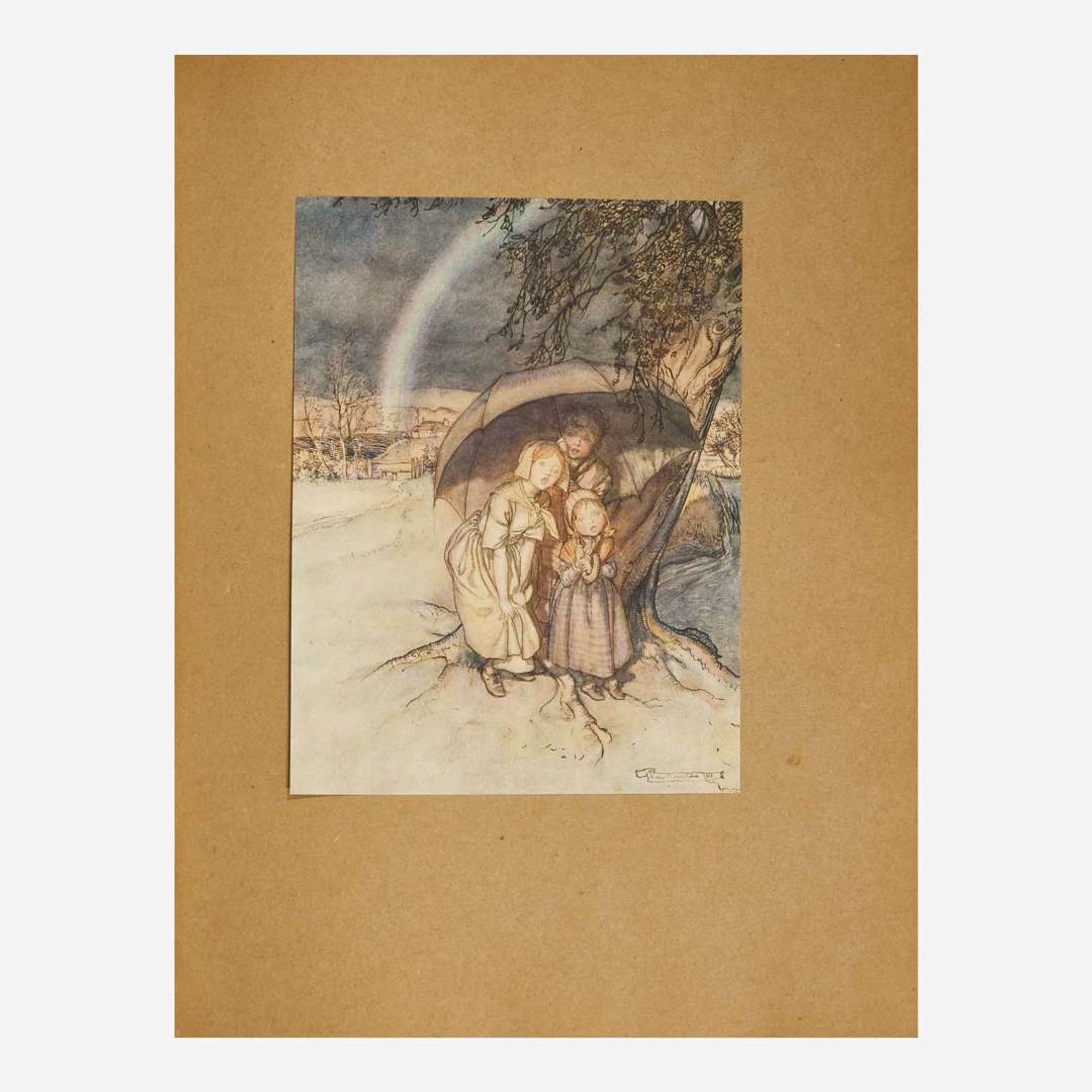 [Children's & Illustrated] [Rackham, Arthur] Mother Goose The Old Nursery Rhymes