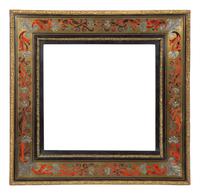 A French Boulle Inlaid Brass Picture Frame