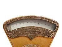 A Gilt and Polychrome Painted Dayton Computing Scale, Style No. 187