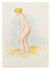 Baigneuse debout, en pied