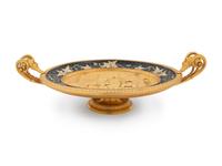 A Neoclassical Gilt Bronze Tazza