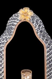 A Pair of Venetian Glass Girandole Mirrors