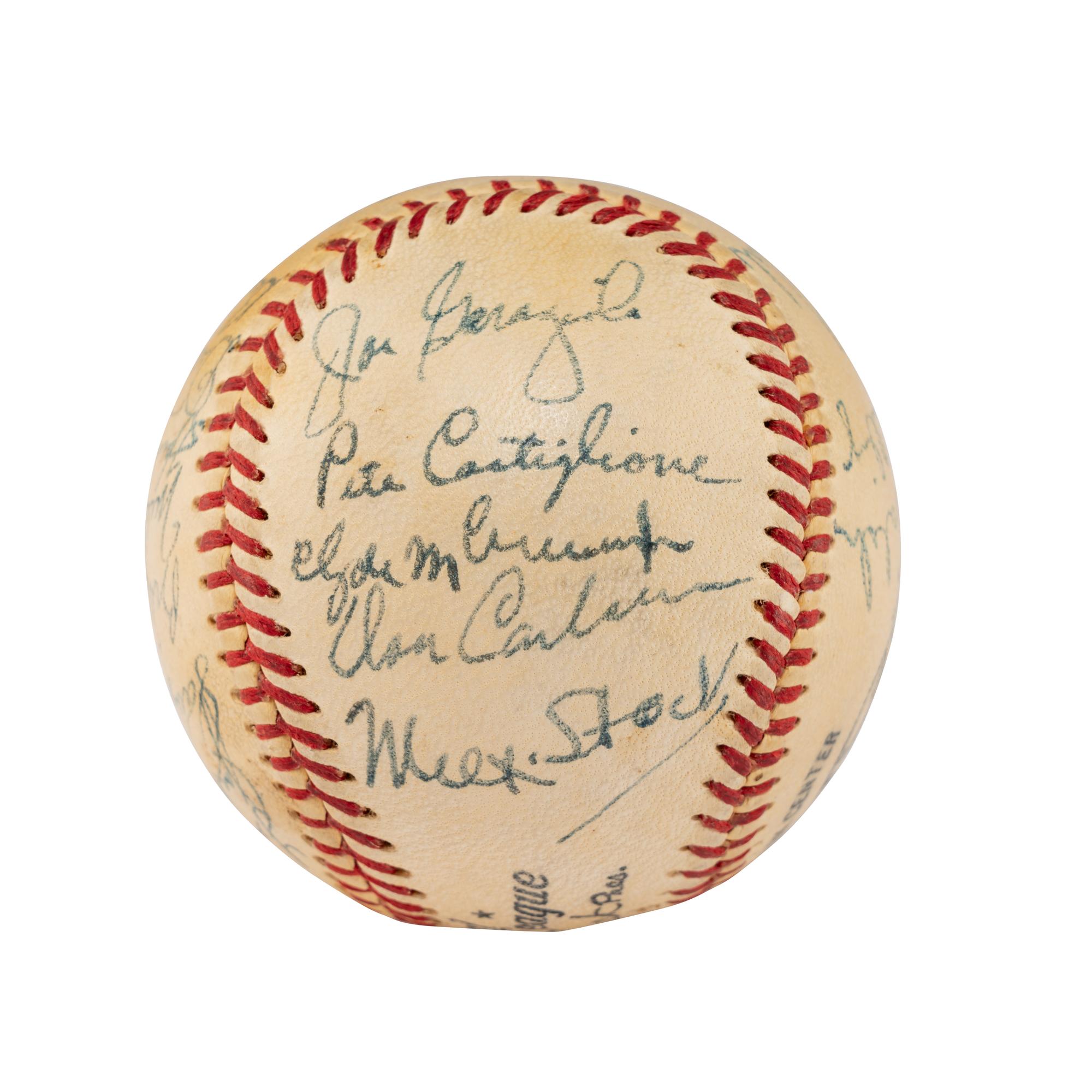 A 1952 Pittsburgh Pirates Team Signed Autograph Baseball