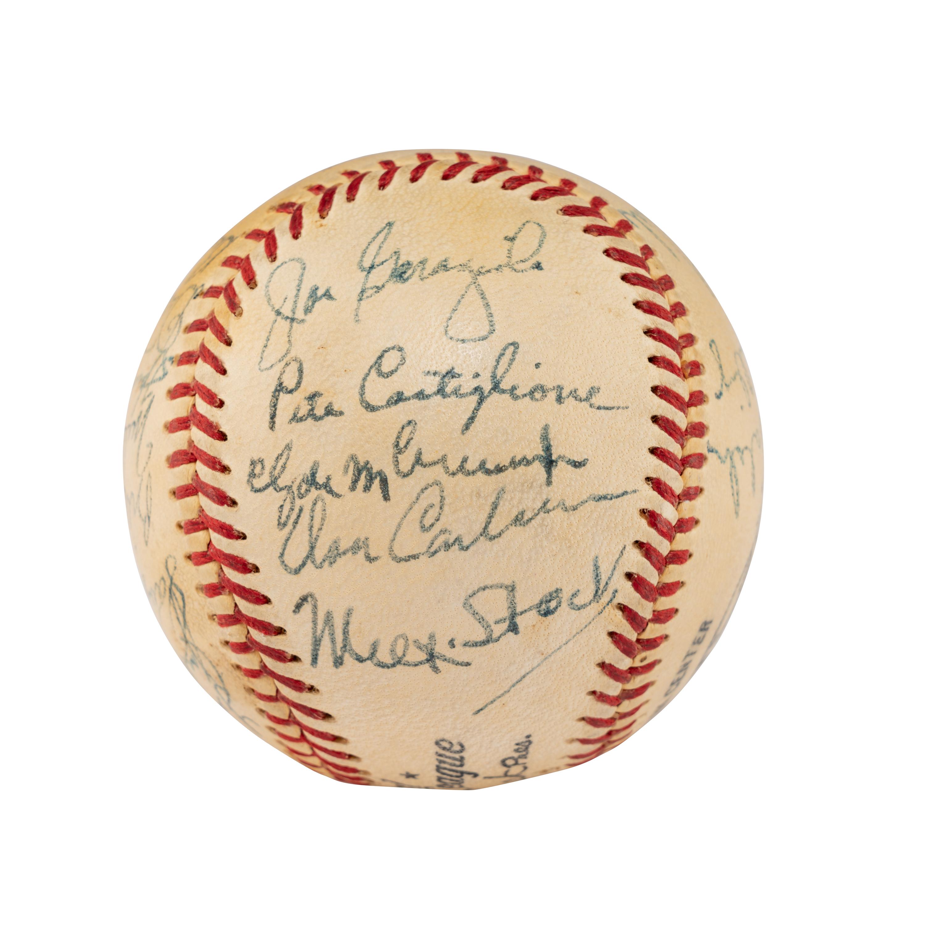 A 1952 Pittsburgh Pirates Team Signed Autograph Baseball