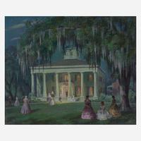 Clarence Millet (American, 1897-1959) Devereaux Plantation - Summer Night