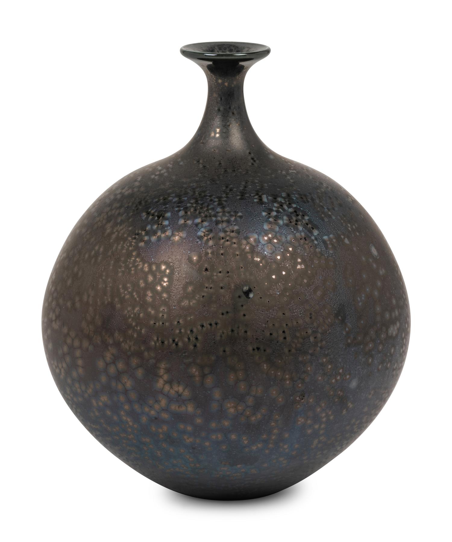 Vase with Sea Foam Glaze
