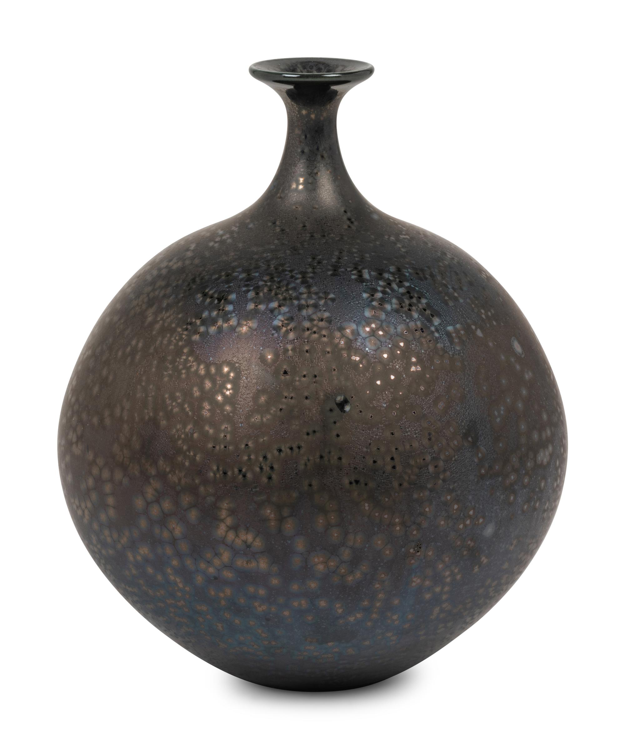 Vase with Sea Foam Glaze