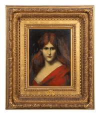 Portrait of a Woman in Red