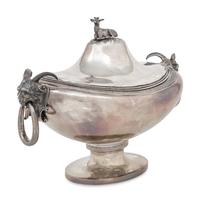 An American Silver Covered Tureen