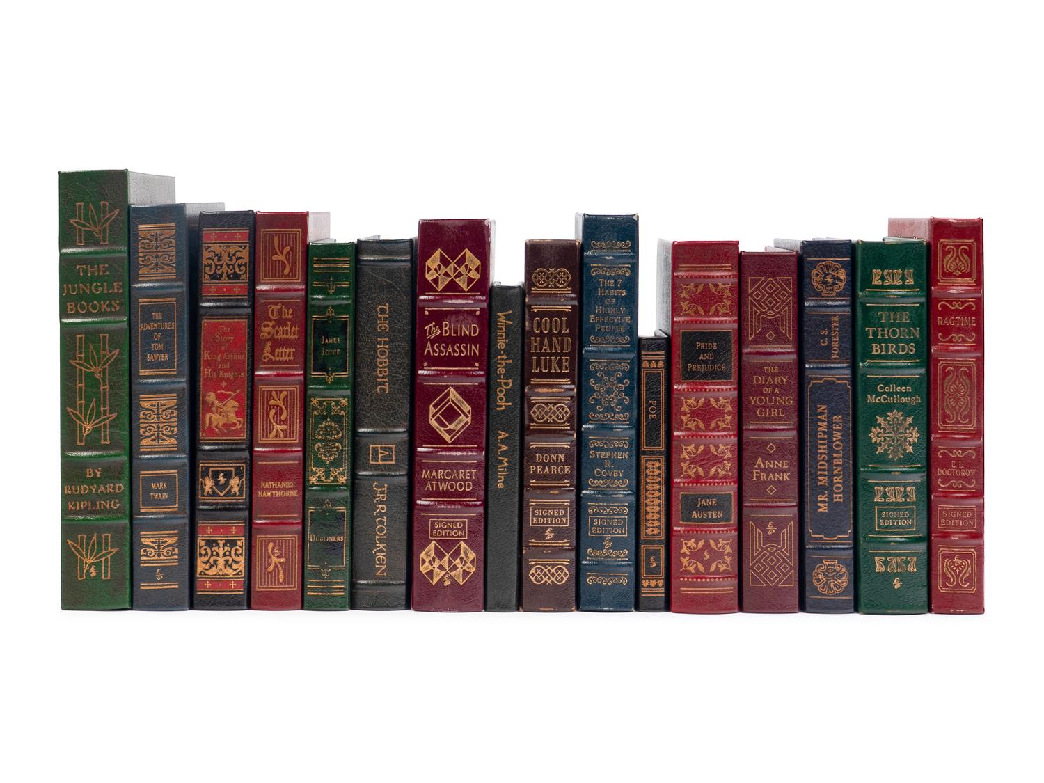 [BINDINGS - EASTON PRESS]. A group of 291 titles, including: