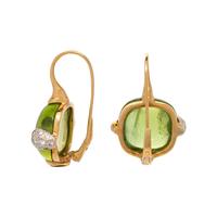 POMELLATO, PERIDOT AND DIAMOND EARRINGS
