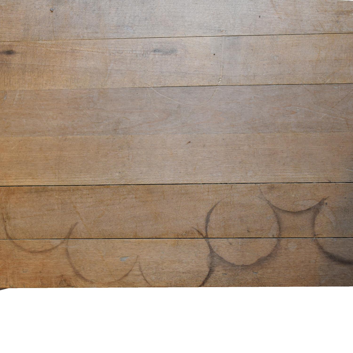 A Steel Industrial Table 60" W x 24" D x 36" H — United States, Circa 1950