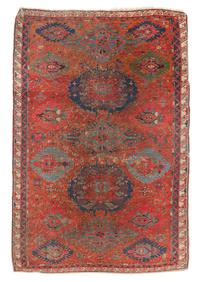 A Hamadan Wool Rug 7 feet 7 inches x 5 feet 2 inches. — NORTHWEST PERSIA, CIRCA 1900