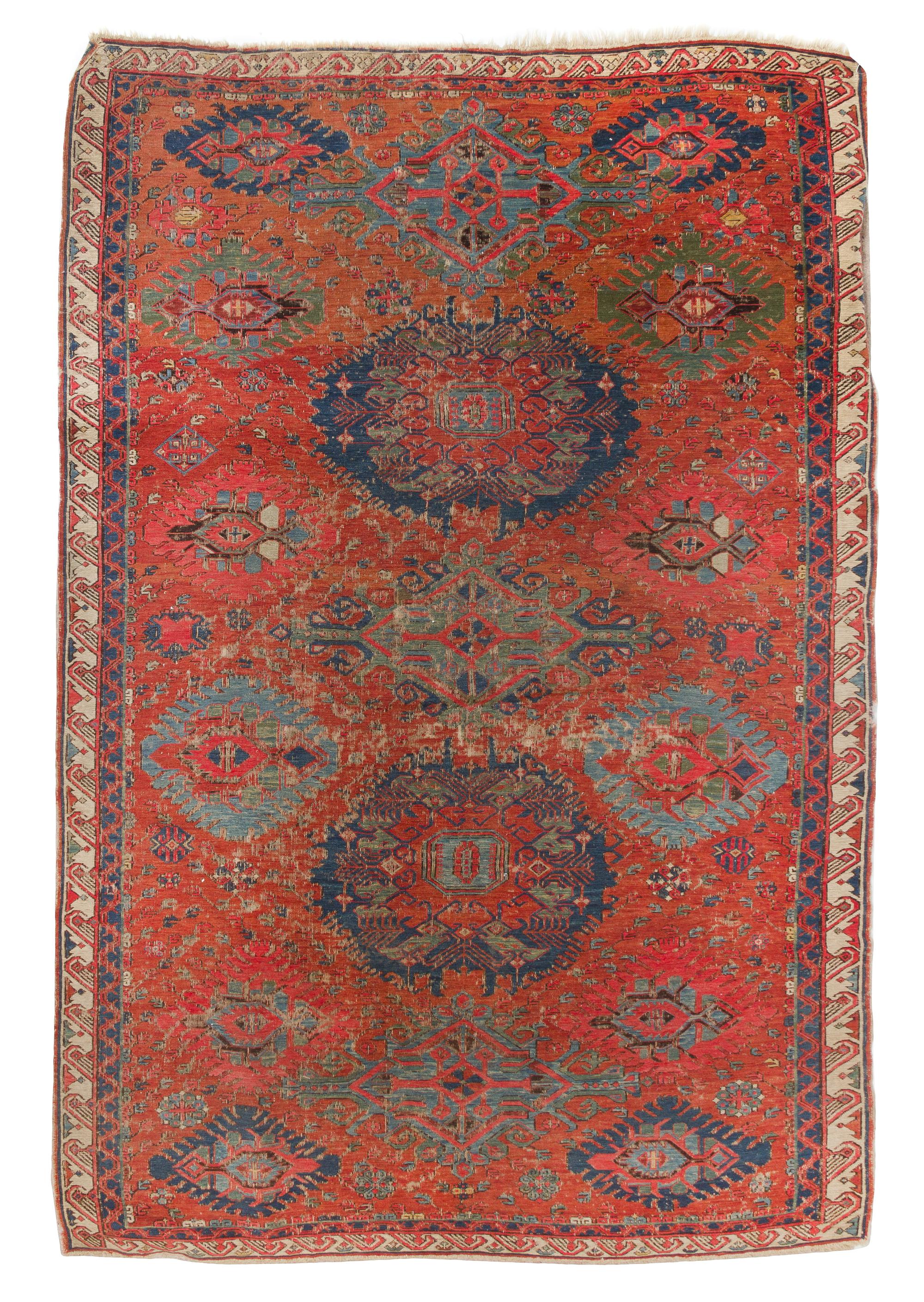 A Hamadan Wool Rug 7 feet 7 inches x 5 feet 2 inches. — NORTHWEST PERSIA, CIRCA 1900