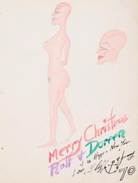 Untitled (Merry Christmas Rolf + Doreen)