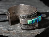 Wide Tufa Cast Height Cuff Bracelet