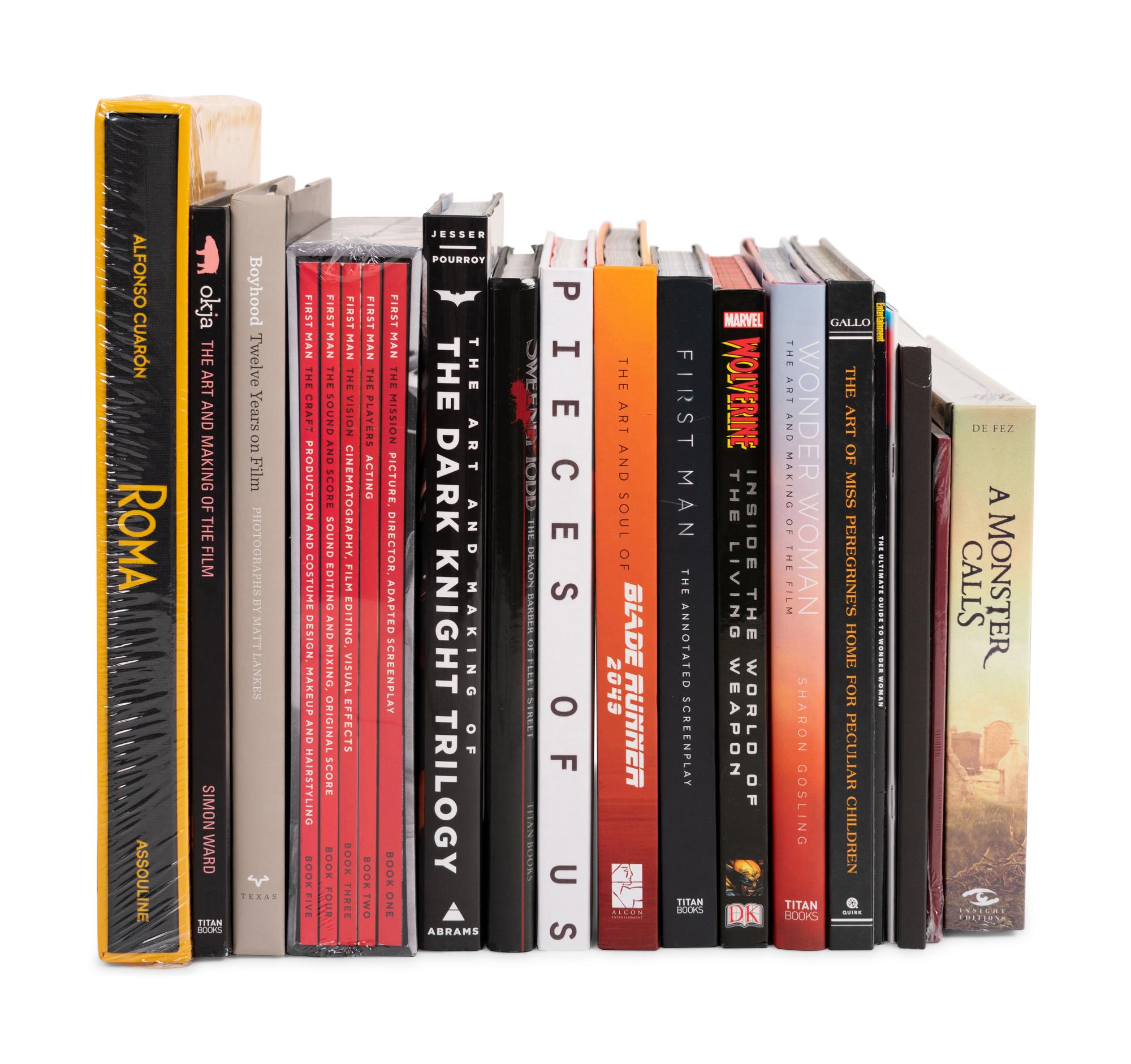 (Film Books) A group of 13 art books from various films, comprising: