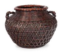 A Bamboo Flower Arranging Basket