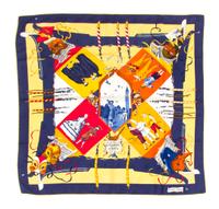An Hermes Silk Jacquard Scarf, 35 x 35 inches.