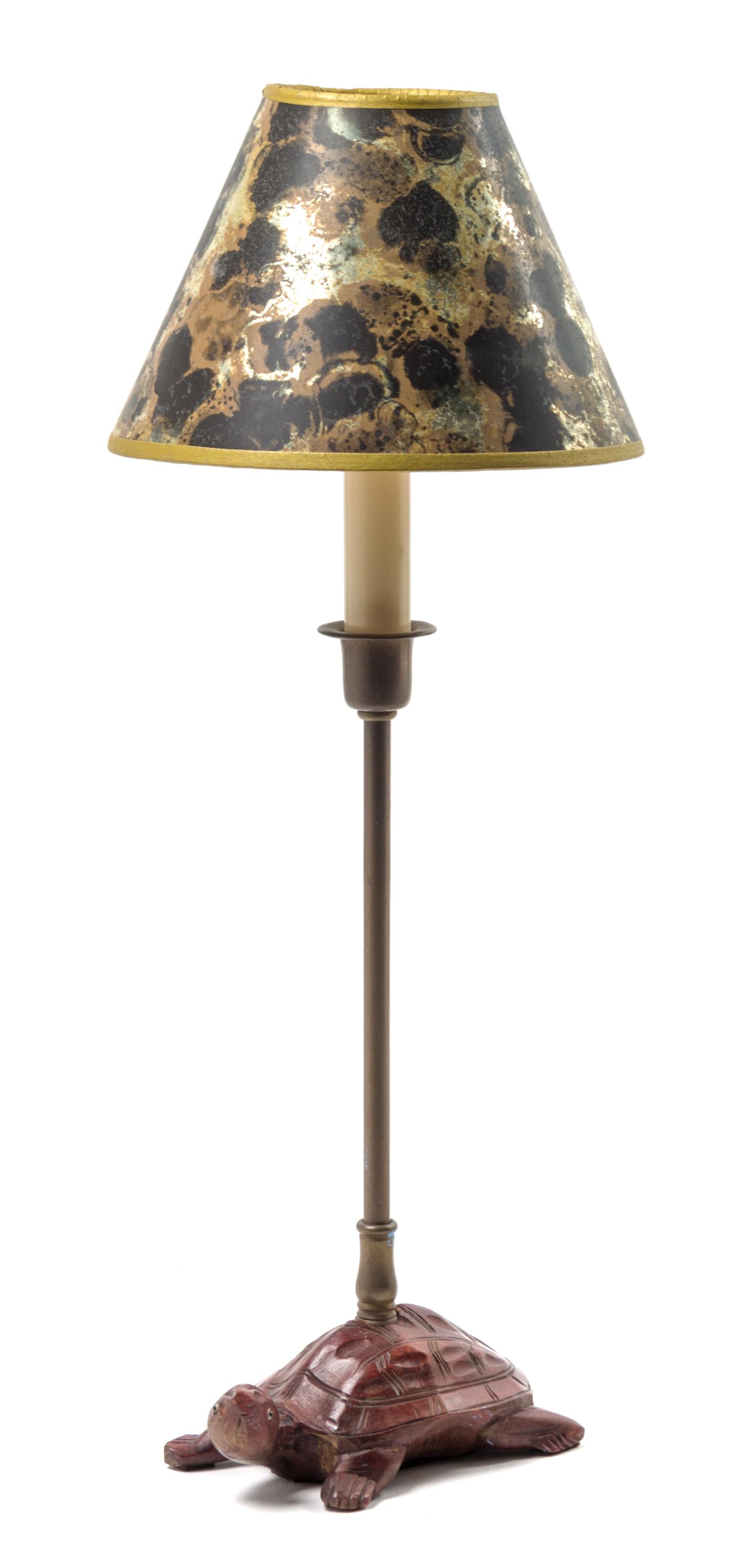Two Table Lamps Height of tallest 18 1/2 inches. — 20TH CENTURY