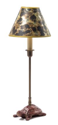 Two Table Lamps Height of tallest 18 1/2 inches. — 20TH CENTURY
