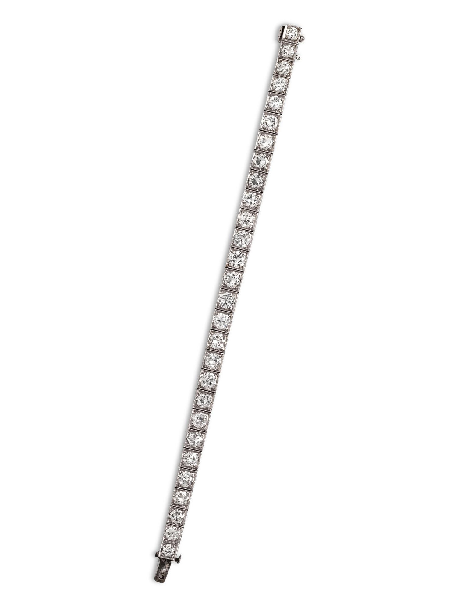 ART DECO, DIAMOND BRACELET