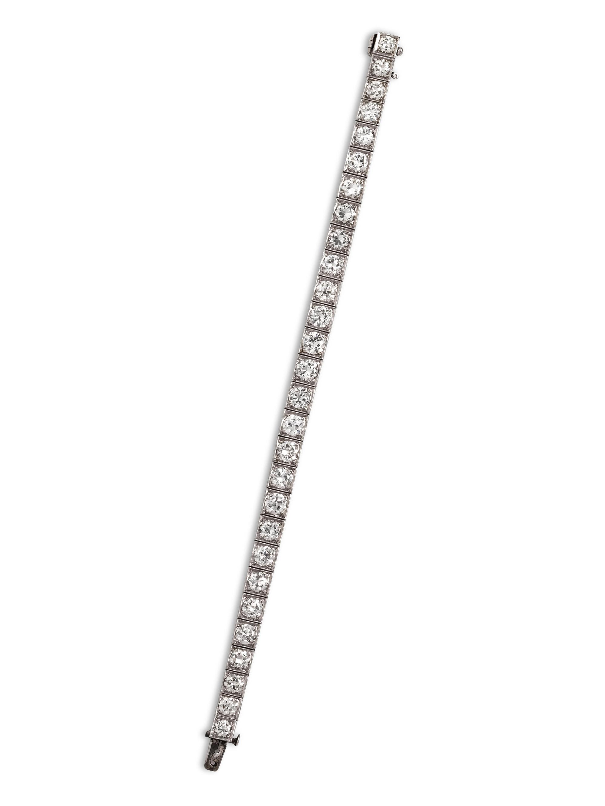 ART DECO, DIAMOND BRACELET