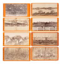 [CIVIL WAR]. A collection of 90 stereoviews from "The War for the Union" series. E. & H.T. Anthony, New York.