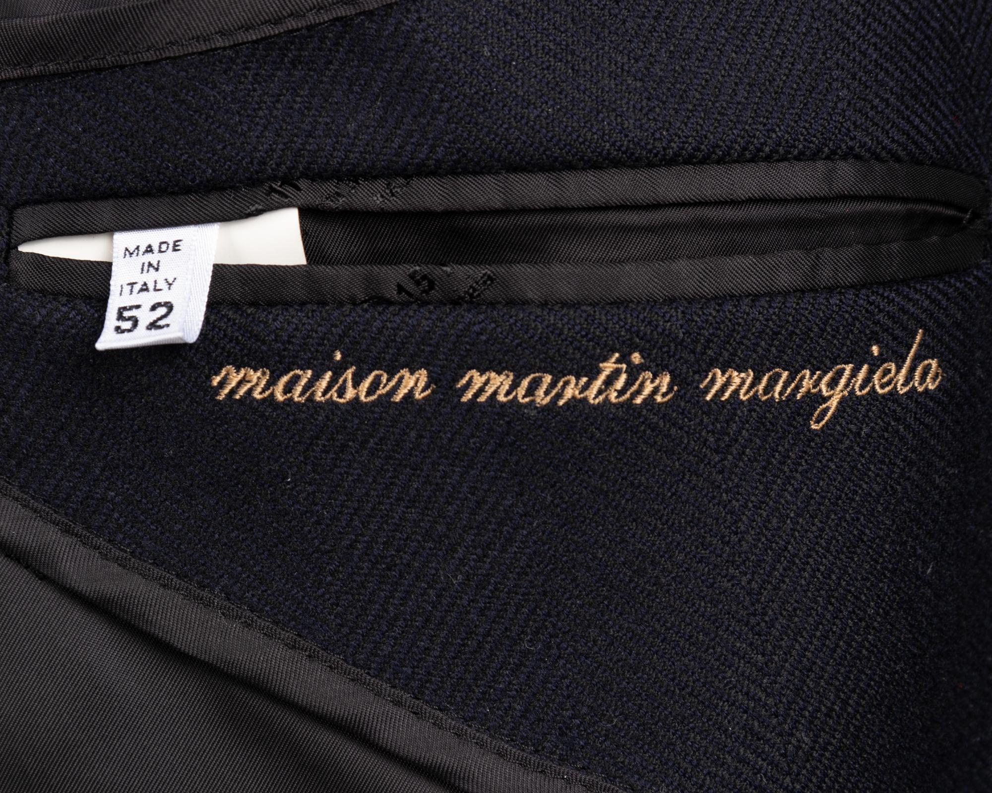 Maison Martin Margiela Men's Double Breast Wool Coat, 2000s