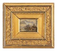 Four Italian Landscape Miniatures — LATE 19TH CENTURY
