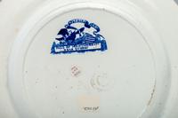 Four Wood & Sons Historic Blue Staffordshire Plates