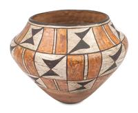 Acoma Polychrome Pottery Jar
