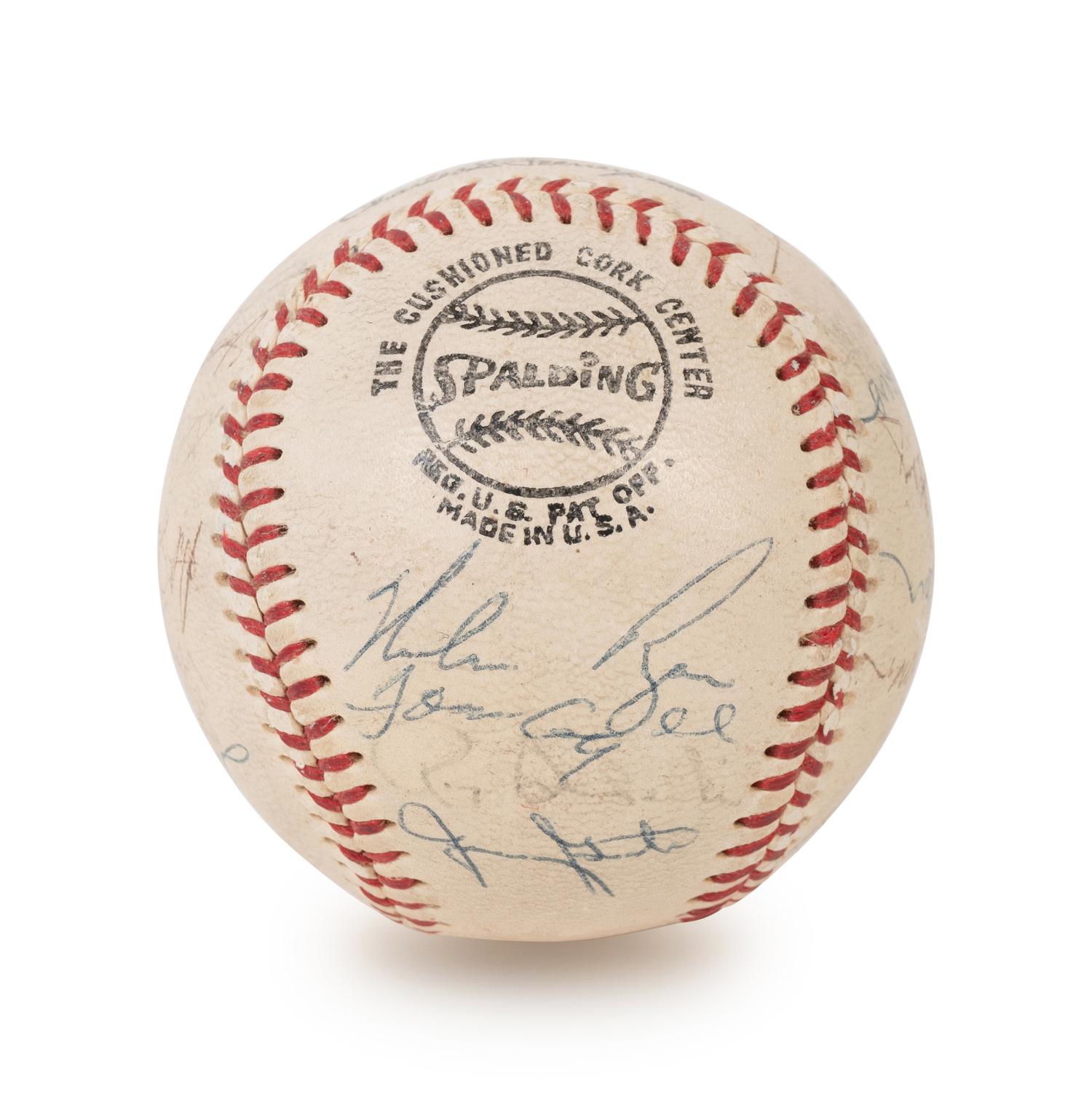 A Vintage 1970 New York Mets Team Signed Autograph Baseball Including Nolan Ryan and Tom Seaver (PSA Authentic)