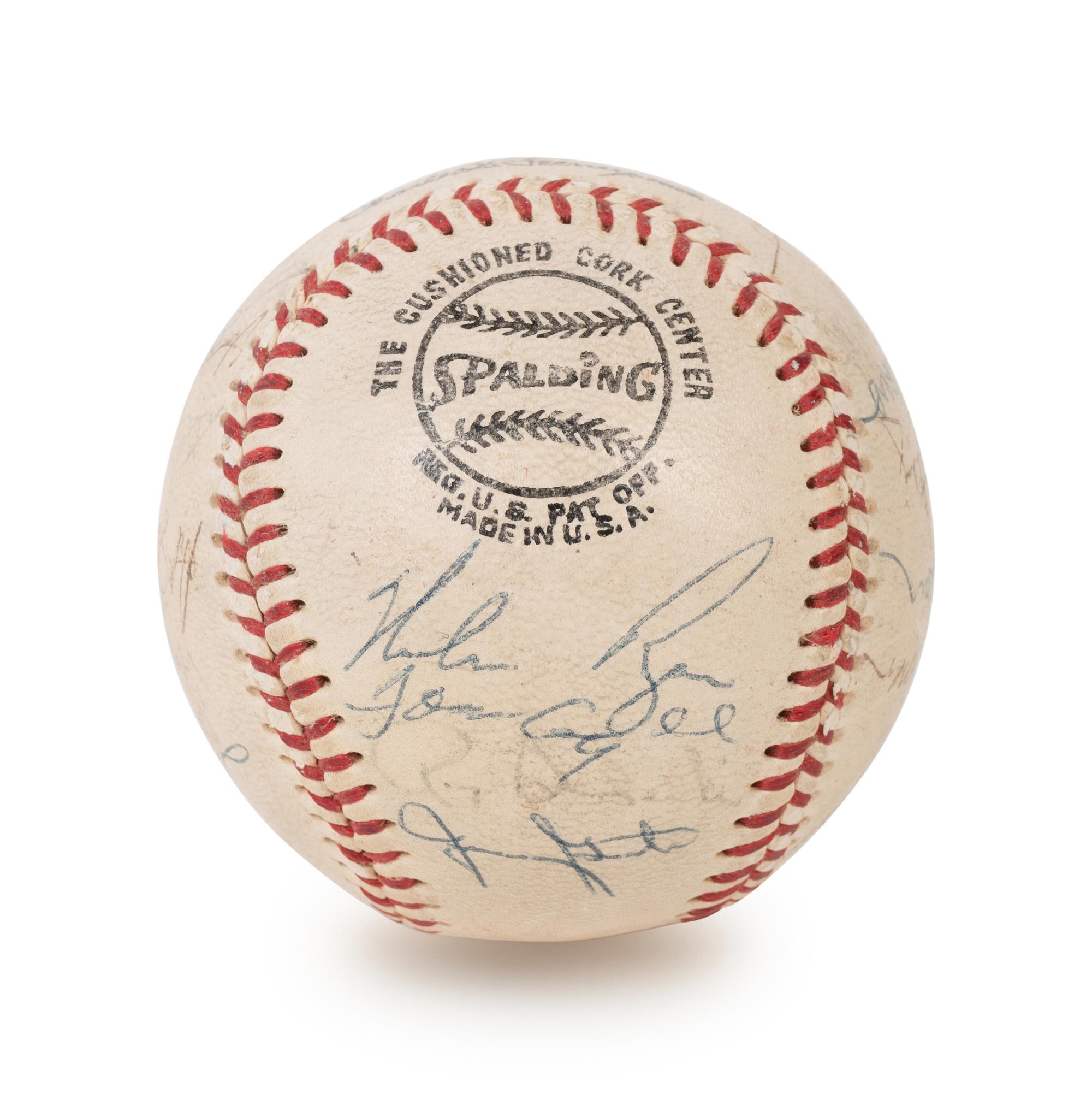 A Vintage 1970 New York Mets Team Signed Autograph Baseball Including Nolan Ryan and Tom Seaver (PSA Authentic)