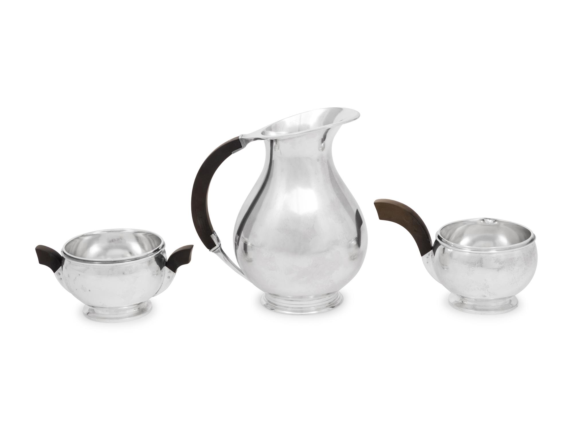 Three Danish Silver Table Articles