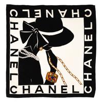 Chanel Silk Scarf, 1980-90s