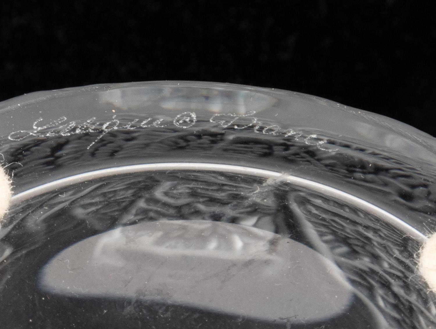 A Pair of Lalique Biches Vases