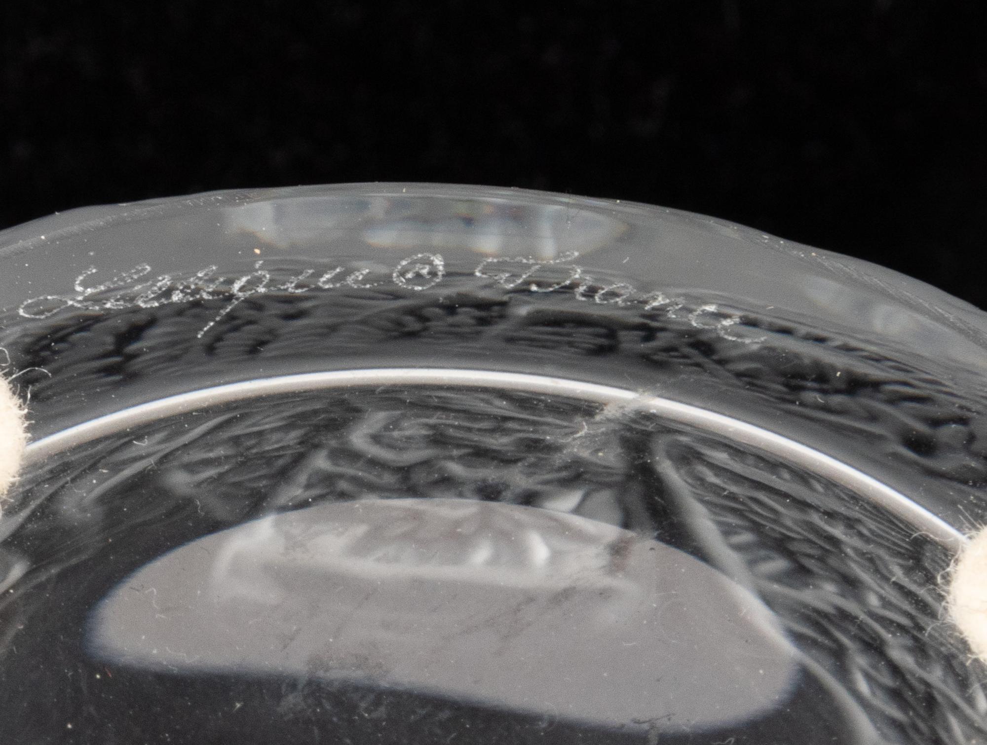 A Pair of Lalique Biches Vases